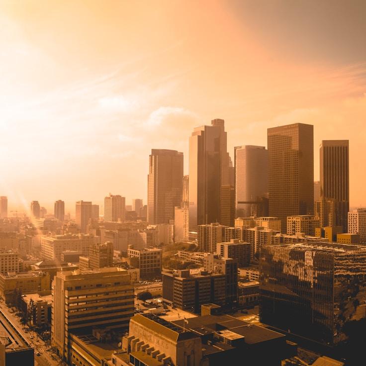 Sunset outdoors in Switzerland